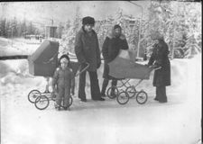 Костомукша. 1979 год. Каток возле школы №1